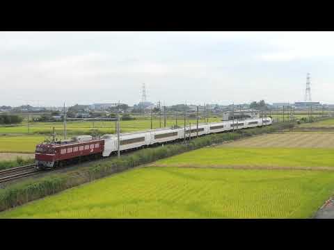 【廃車配給】EF81-139+651系 オオOM201編成 配給輸送 東鷲宮～栗橋通過【4K】