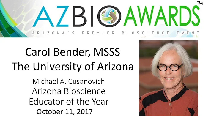Arizona Bioscience Educator of the Year -  Carol B...