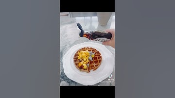 Trader Joe’s ube mochi waffle #food #cooking