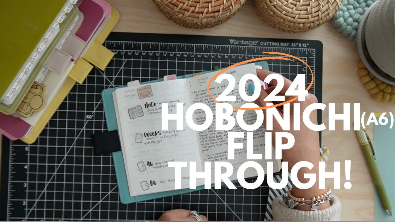2024 hobonichi techo flip through