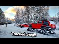 Snow Rescue With A @Matt's Off Road Recovery Rope And Tracked Jeep!