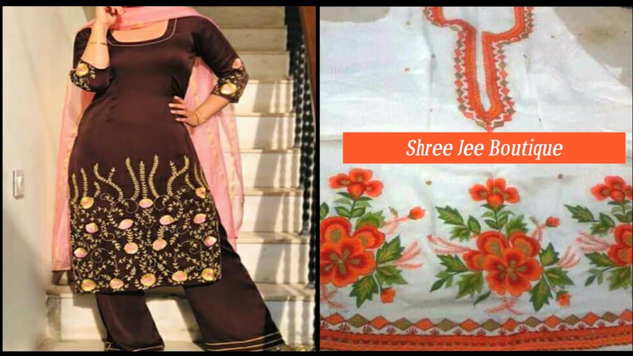 Beautiful Embroidery Dresses Designs Collection ShreeJeeBoutique