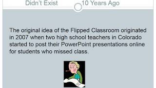 Part One: Flipped Classrooms