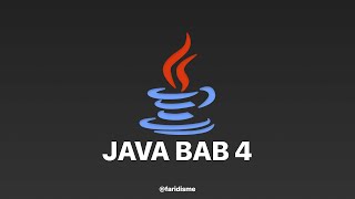 Tugas Pak Mujib BAB 4 Java