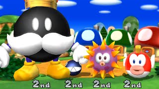 Mario Party 9 Minigame - Daisy Vs Birdo Vs Toad Vs Wario