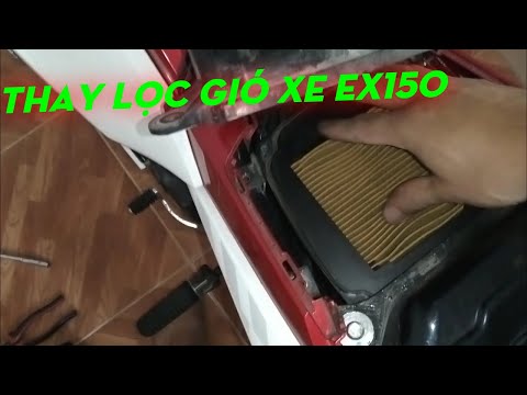 Video Cách Thay Lọc Gió Ex 150 - youtube