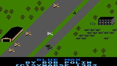 Blue Max Intro Atari 800