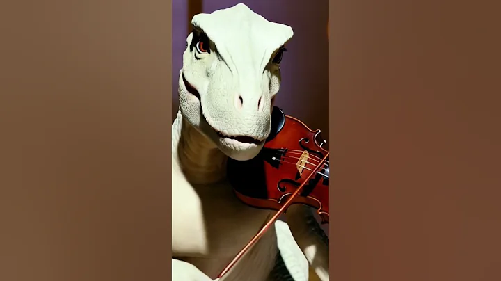 Keman çalan trex yandan çarklı 😂🦖🎶#dinosaur #keşfet #shorts #reels #keman #müzik #göbecik #keşfet