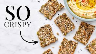 Homemade Seed Crackers You Can Eat With Everything (High Fiber, Anti-Inflammatory)