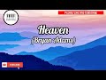 Heaven by Bryan Adams Lyrics Karaoke HD