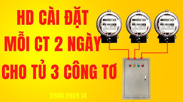 Hướng dẫn cài đặt timer cho tủ 3 công tơ luân phiên 2 ngày 1 công tơ | Tu Dien DITICO