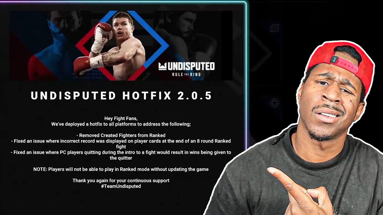 В новом обновлении, не вызывающем сомнений, были удалены созданные ранее боксеры из рейтинговых м...