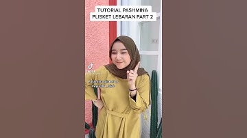 TUTORIAL PASHMINA PLISKET || MUDAH KEKINIAN SIMPLE #Shorts