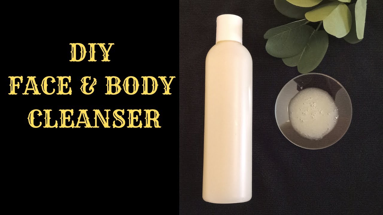 FACE and BODY Wash NATURAL Surfactants For All SKIN Types YouTube