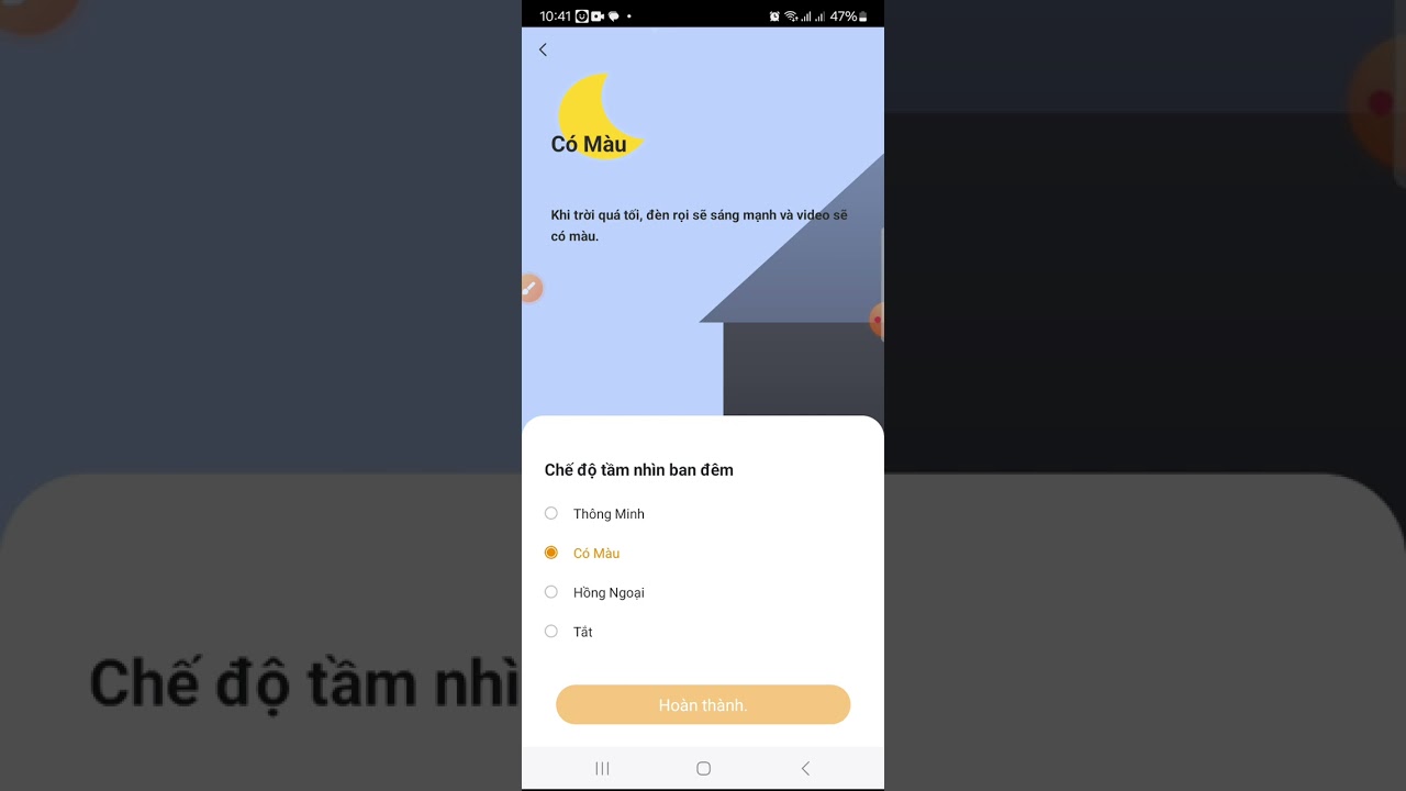 Hướng dẫn chỉnh màu ban đêm cho camera imou full color