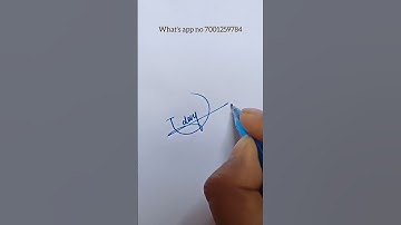Sign your signature .. Uday #signature #design #sign #art #youtubeshorts #viralshorts #superwrite