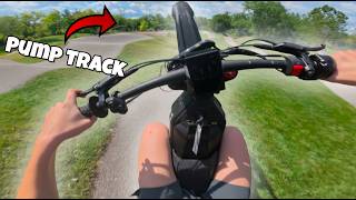 I Took My $3,000 Surron To The Pump Track!
