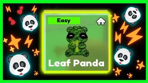 Guide How To Get Leaf Panda On Roblox Find The Pandas By Find The Fun
