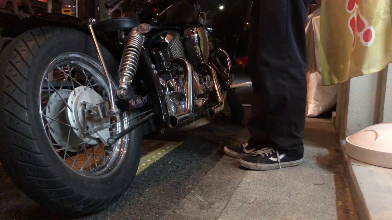 ドラッグスター250 DS250ショートドラッグパイプ K&W - YouTube
