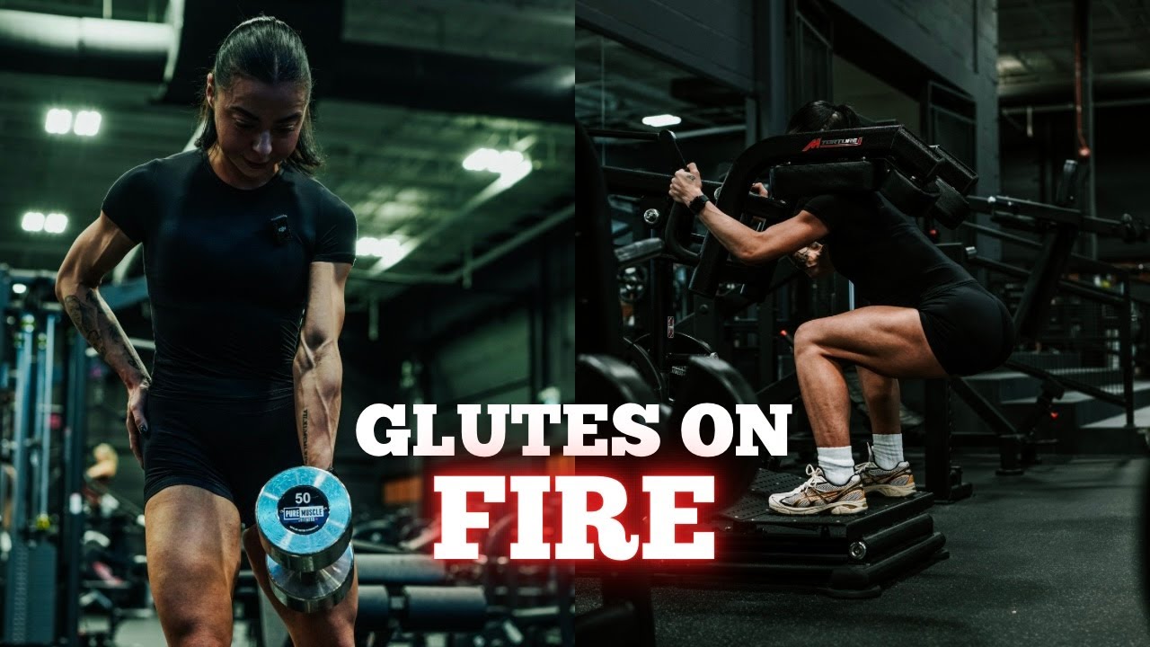 GLUTES ON FIRE - Full Glute Focused Workout for Growth