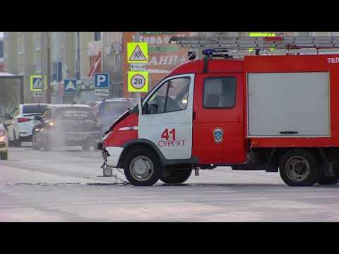 Авария с пожарной машиной