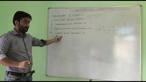 Mechanical Vibrations, Lecture 5 ( Part 2)