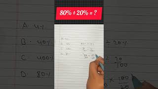 Percentage question #imtstudyzone #mathematics #maths