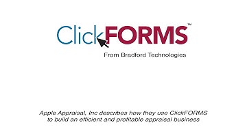 ClickFORMS Appraisal Software - Become a more efficient and profitable appraiser