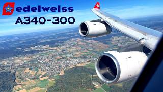 Edelweiss Airbus A340-300 🇨🇭 Zurich - Punta Cana 🇩🇴 [FULL FLIGHT REPORT] Rare A340 !