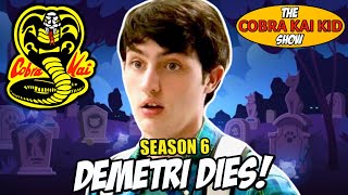 Gianni Decenzo says Demetri DIES in Season 6 - The Cobra Kai Kid Show Episode 7