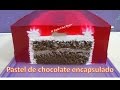 PASTEL DE CHOCOLATE, cubierto de gelatina, parte 2, Receta #186, gelapastel