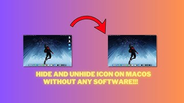 How to hide icons on desktop | MacOS