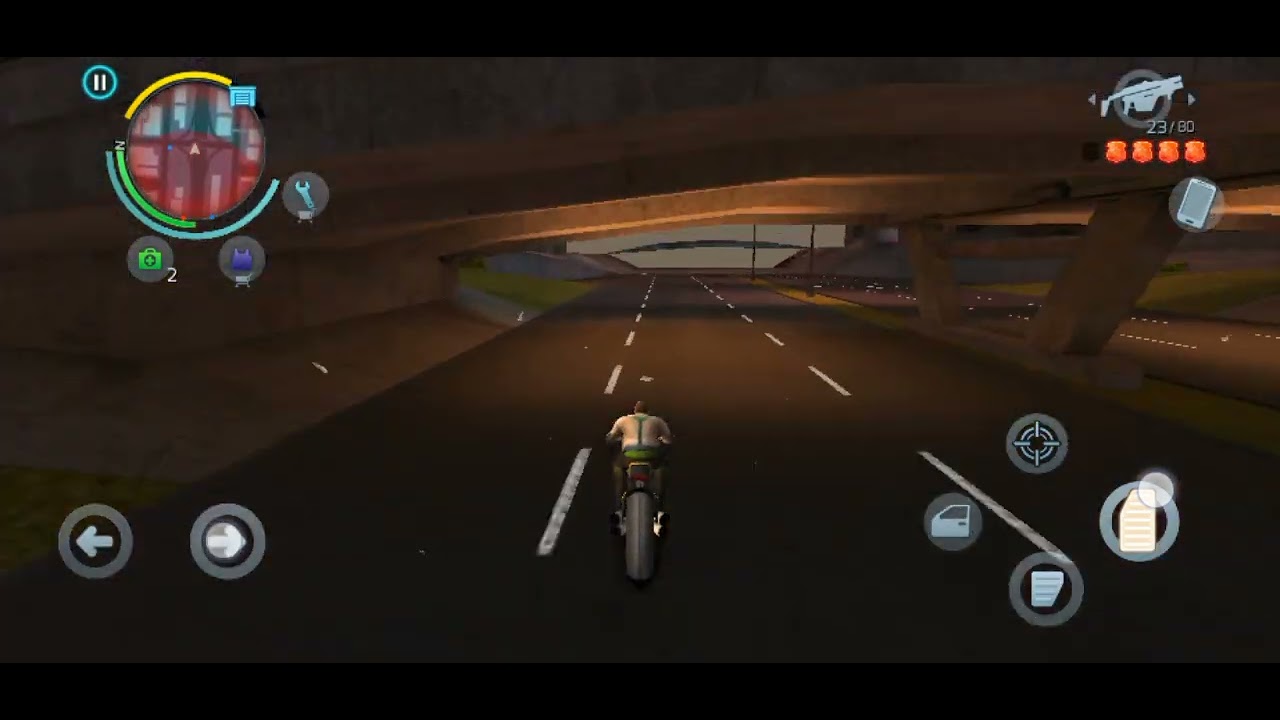 Gangstar Vegas 4 World of crime city "SCOUNDREL MOTOR BIKE" RIDER