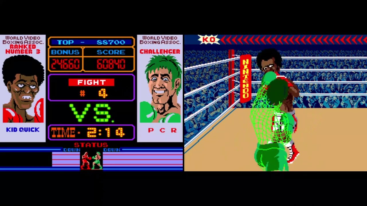 Punch out arcade Kid Quick