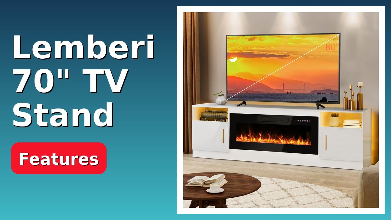 REVIEW (2025): Lemberi 70" TV Stand. Features.