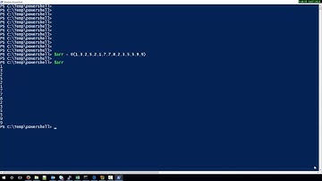 Removing duplicate values from an array in Powershell