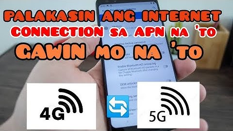 PAANO PALAKASIN ANG INTERNET CONNECTION sa ANDROID CELLPHONE MO | FOR ALL NETWORKS | 5G APN SETTINGS