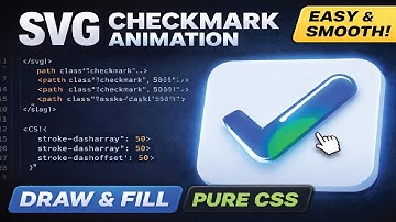 SVG Icon Animation Tutorial | Draw & Fill SVG with CSS (No JavaScript)