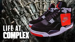 Air Jordan 4 Bred & Game Of Thrones Hype