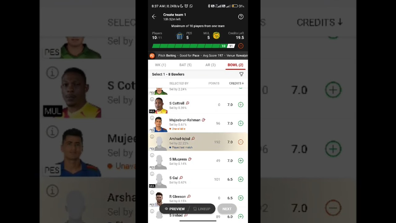 PES vs MUL Dream11 Predication Today | PES vs MUL Dream 11 Prediction Today Match | 27th PSL Match