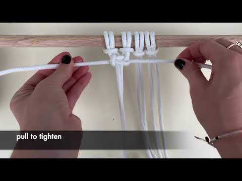 Left Facing Square Knot