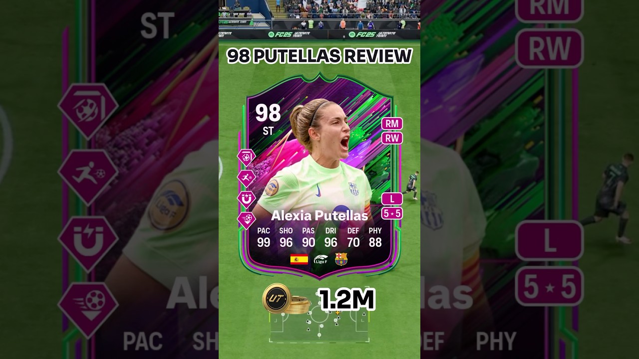 Обзор 98 Shapeshifters Putellas 🇪🇸🟢 Она — форвард финальной стадии для вашей команды? 