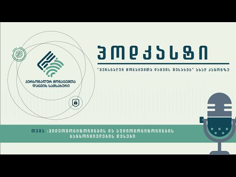 PDPS პოდკასტი N5 - ვიდეომონიტორინგის და აუდიომონიტორინგის განხორციელების წესები