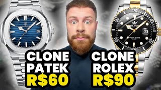 10 RELÓGIOS até R$150 CLONES de Modelos ICÔNICOS | Relógios Masculinos