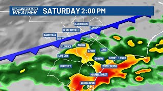 FIRST ALERT: Warmth peaks Friday ahead of Saturday showers