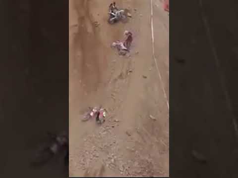 Extreme Motorcycle Hill Climb Fail