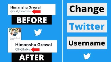 How To Change Twitter Username and URL | Twitter Username Kaise Change Kare - Example: @HGTalks