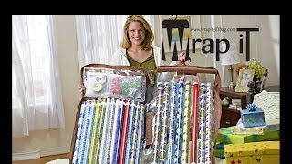 Wrap iT - The Best Gift Wrap Storage Organizer Commercial Wrap iT - The Best Gift Wrap Storage Organizer Commercial