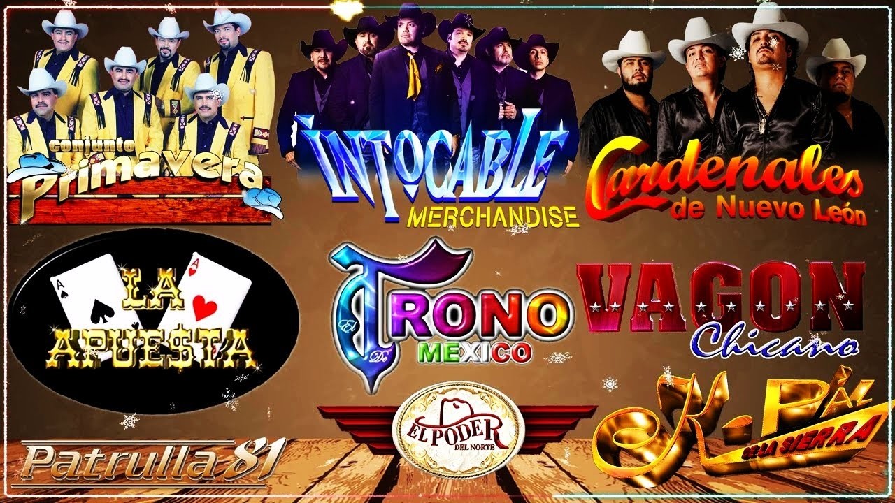CONJUNTO PRIMAVERA INTOCABLE Y PESADO DESDE LA CANTINA LAS 30 MEJORES CANCIONES