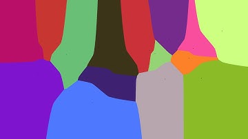 Voronoi diagram using Lp-norms from 1 to infinity